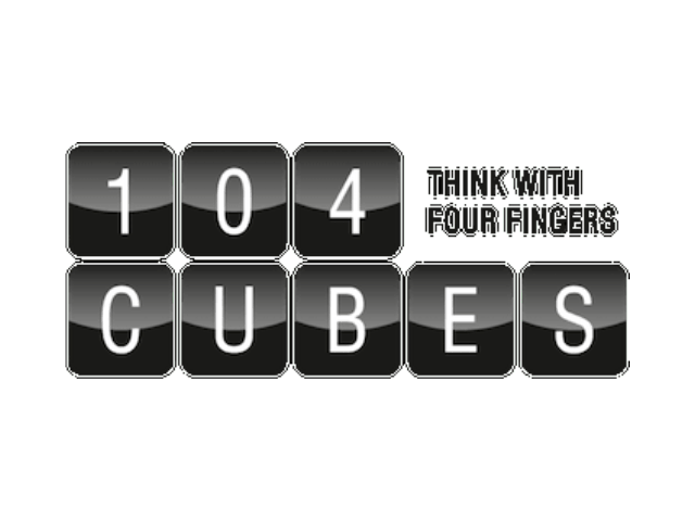 104 cubes logo